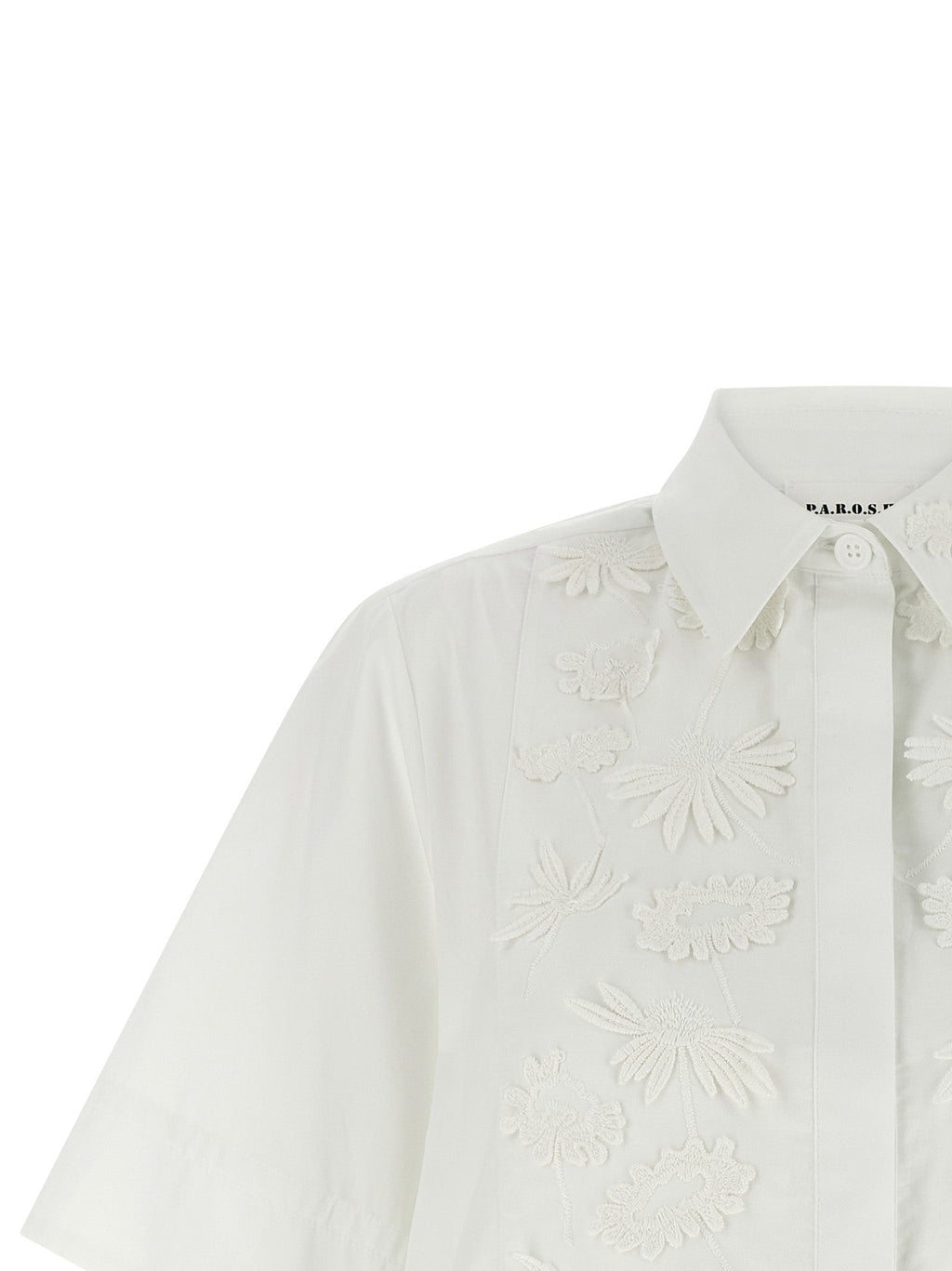 P.A.R.O.S.H. White Cotton Blouse