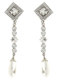 Alessandra Rich Silver Plastic Earrings