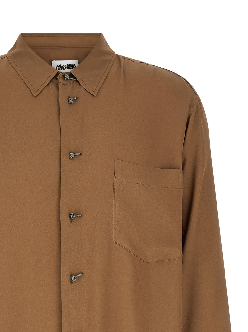 Magliano Brown Acetate Blouse