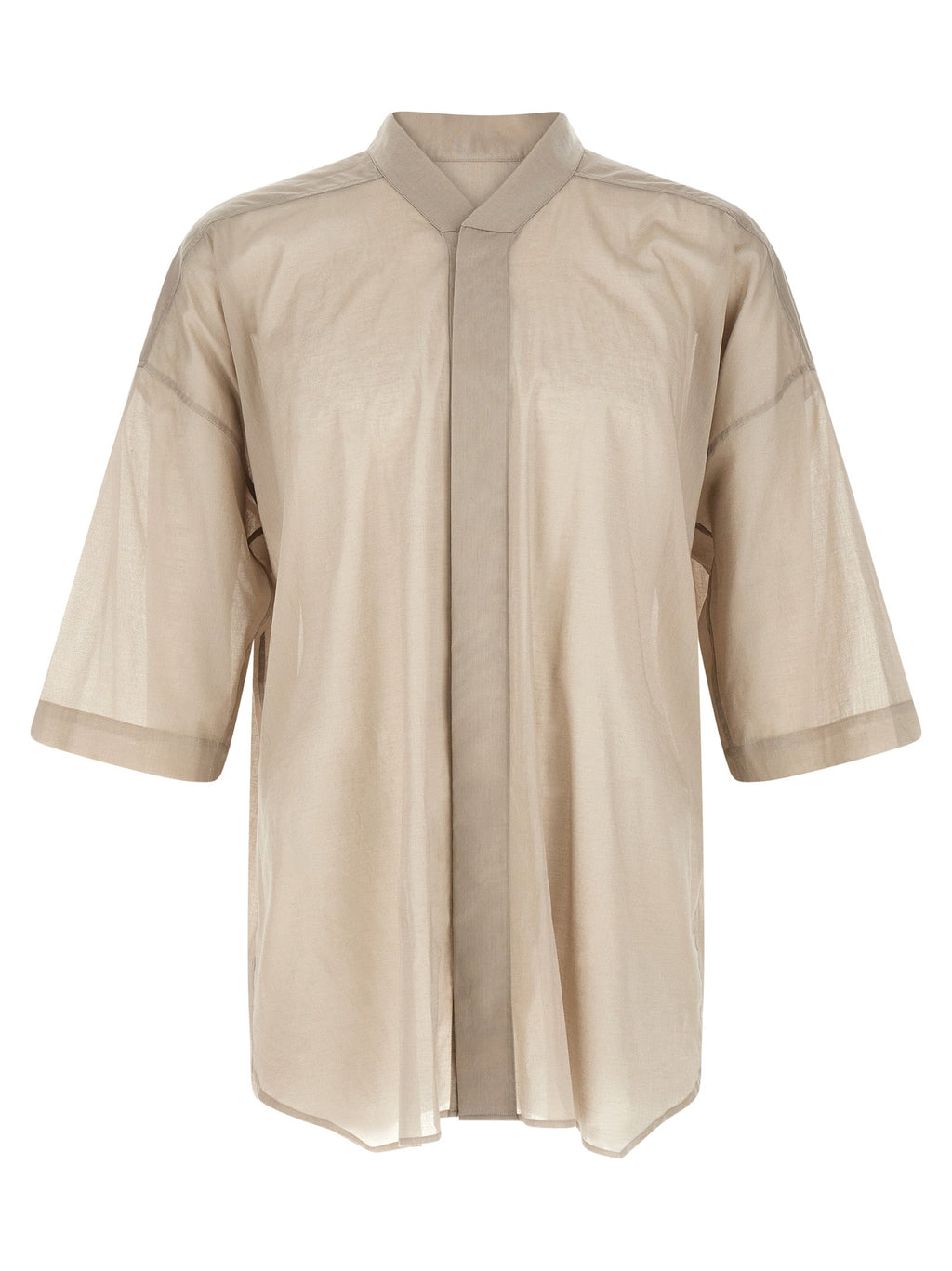 Rick Owens Gray Cotton Blouse