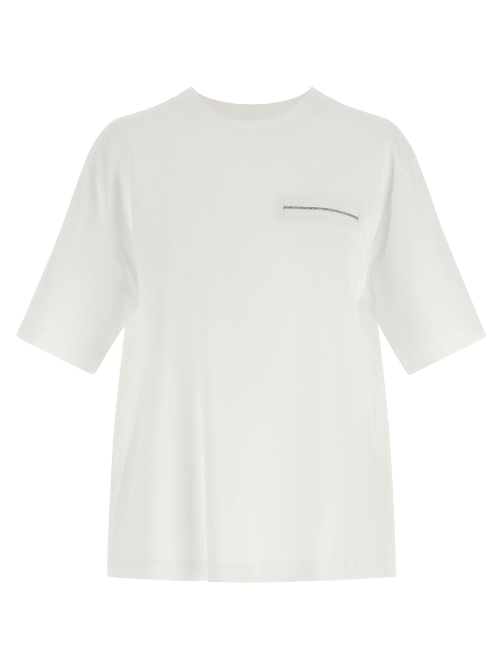 Peserico White Cotton T-Shirt