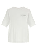 Peserico White Cotton T-Shirt