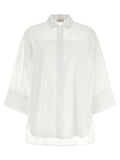 Peserico White Cotton Blouse