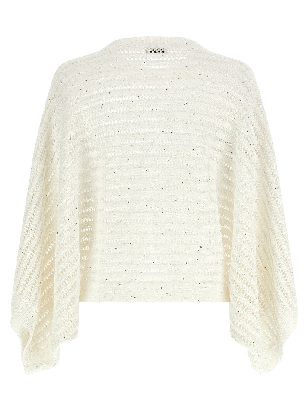 Peserico White Cotton Cardigan