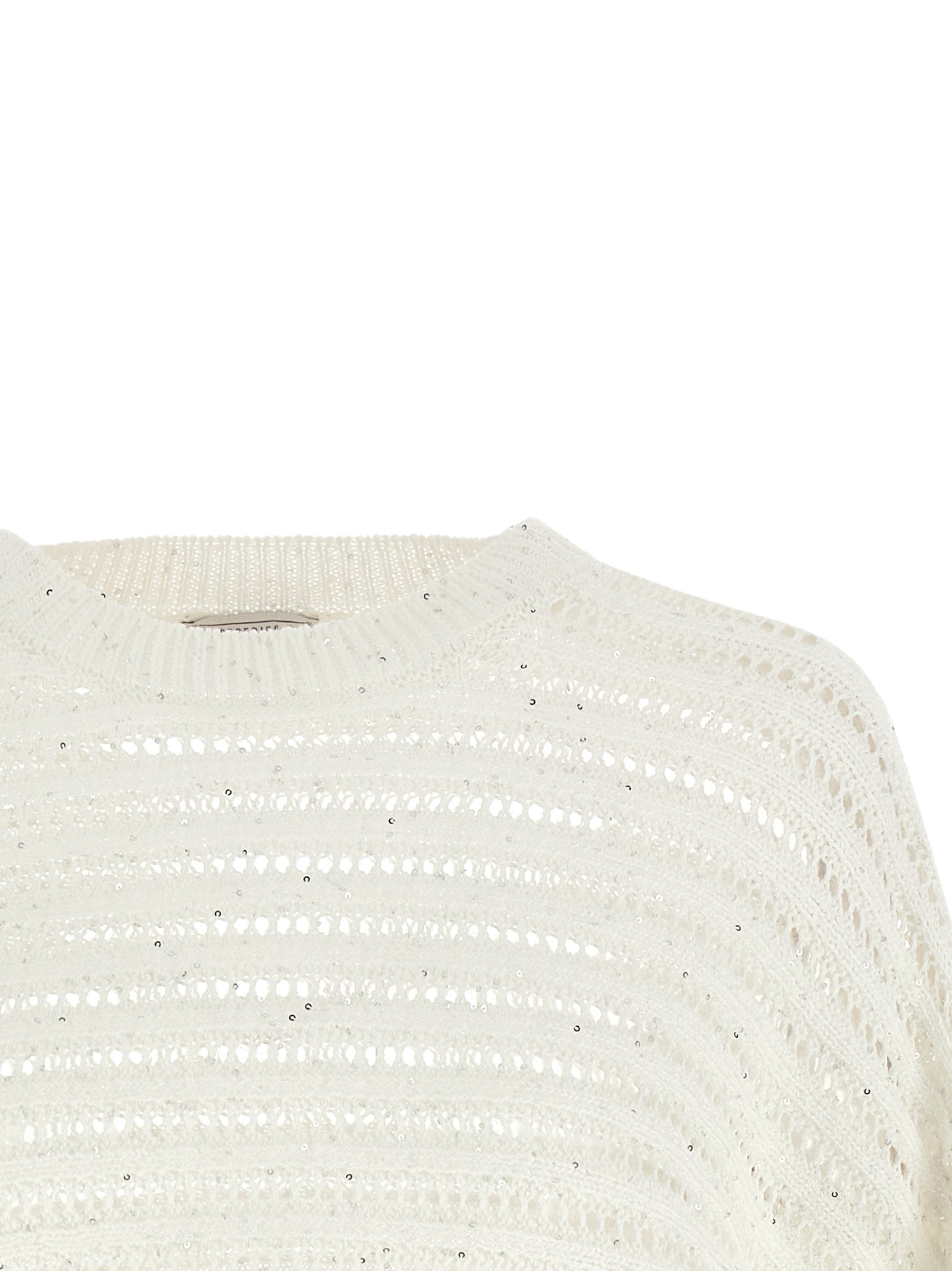 Peserico White Cotton Cardigan