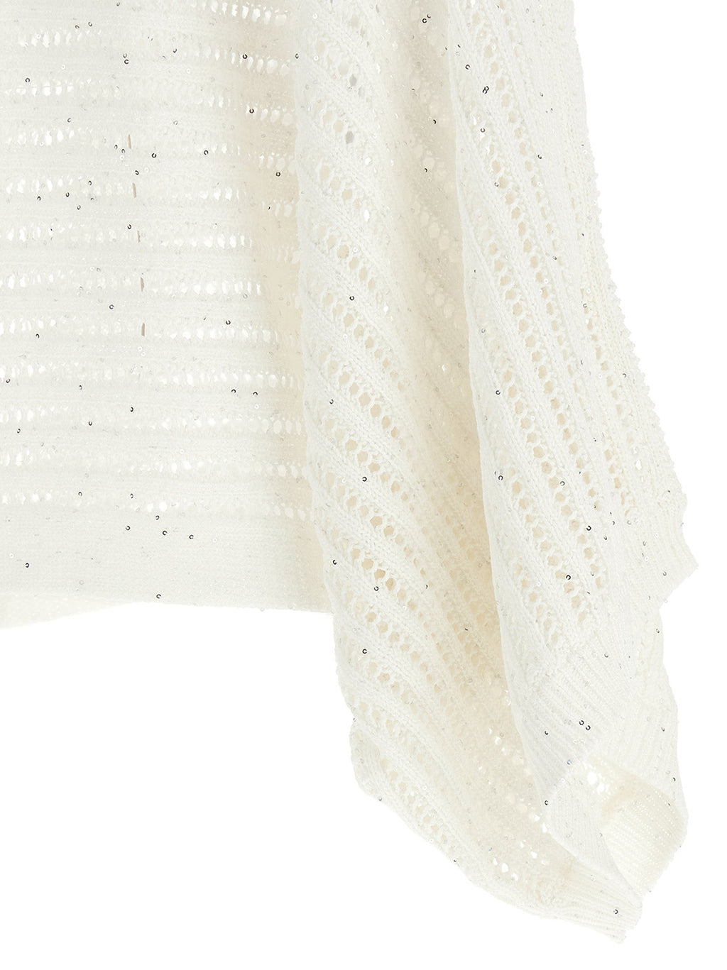Peserico White Cotton Cardigan