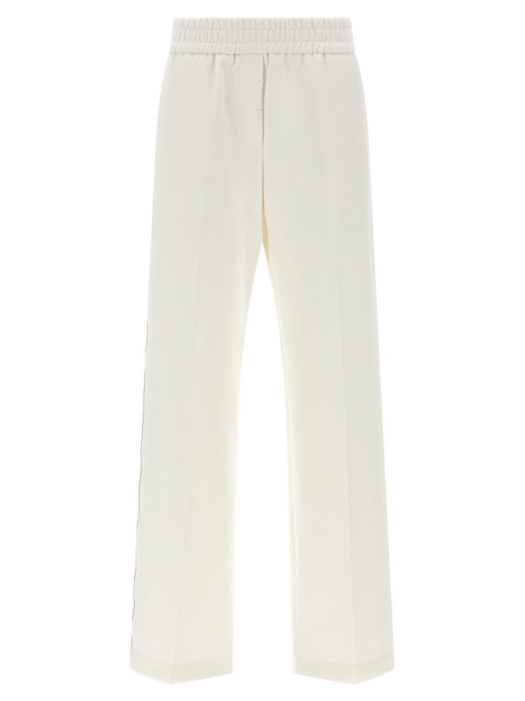 Peserico White Cotton Casual Pants