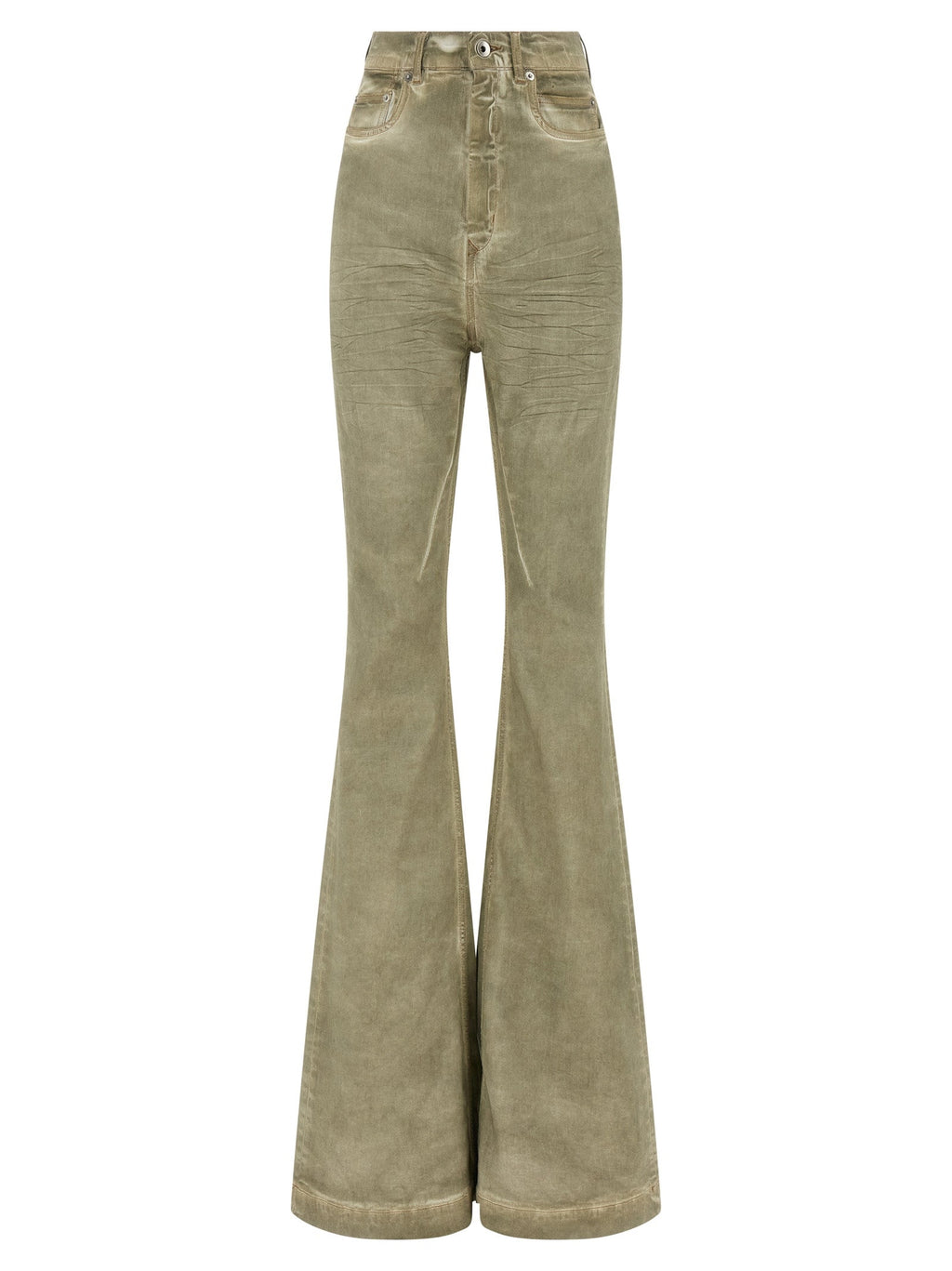 DRKSHDW Beige Cotton Bootcut Jeans