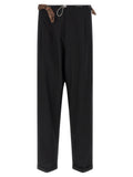 Magliano Black Cotton Casual Pants