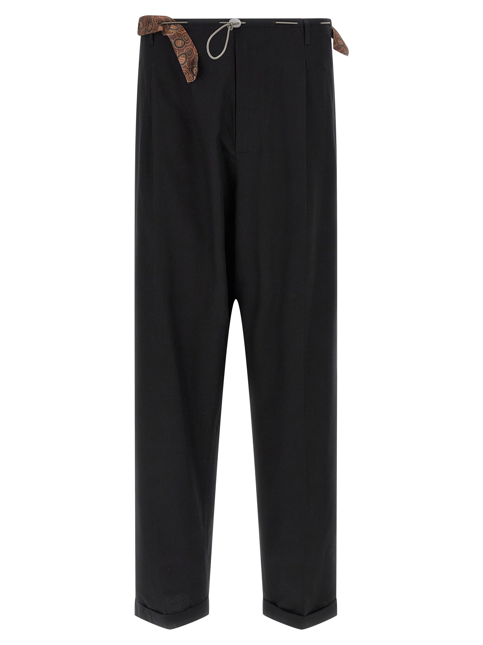 Magliano Black Cotton Casual Pants