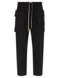 DRKSHDW Black Cotton Cargo Pants