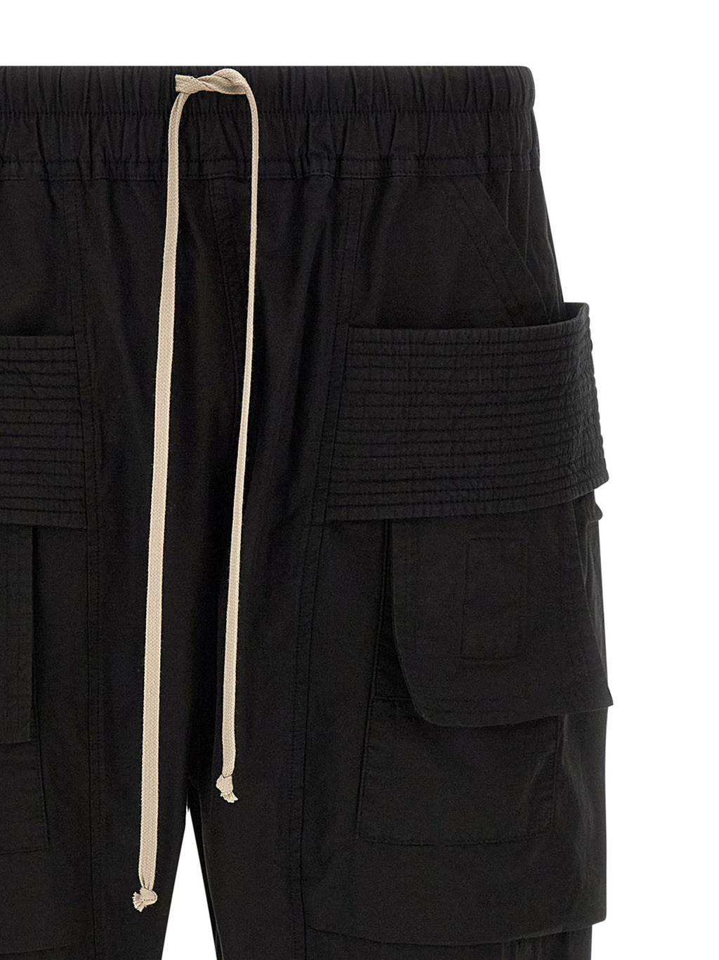 DRKSHDW Black Cotton Cargo Pants