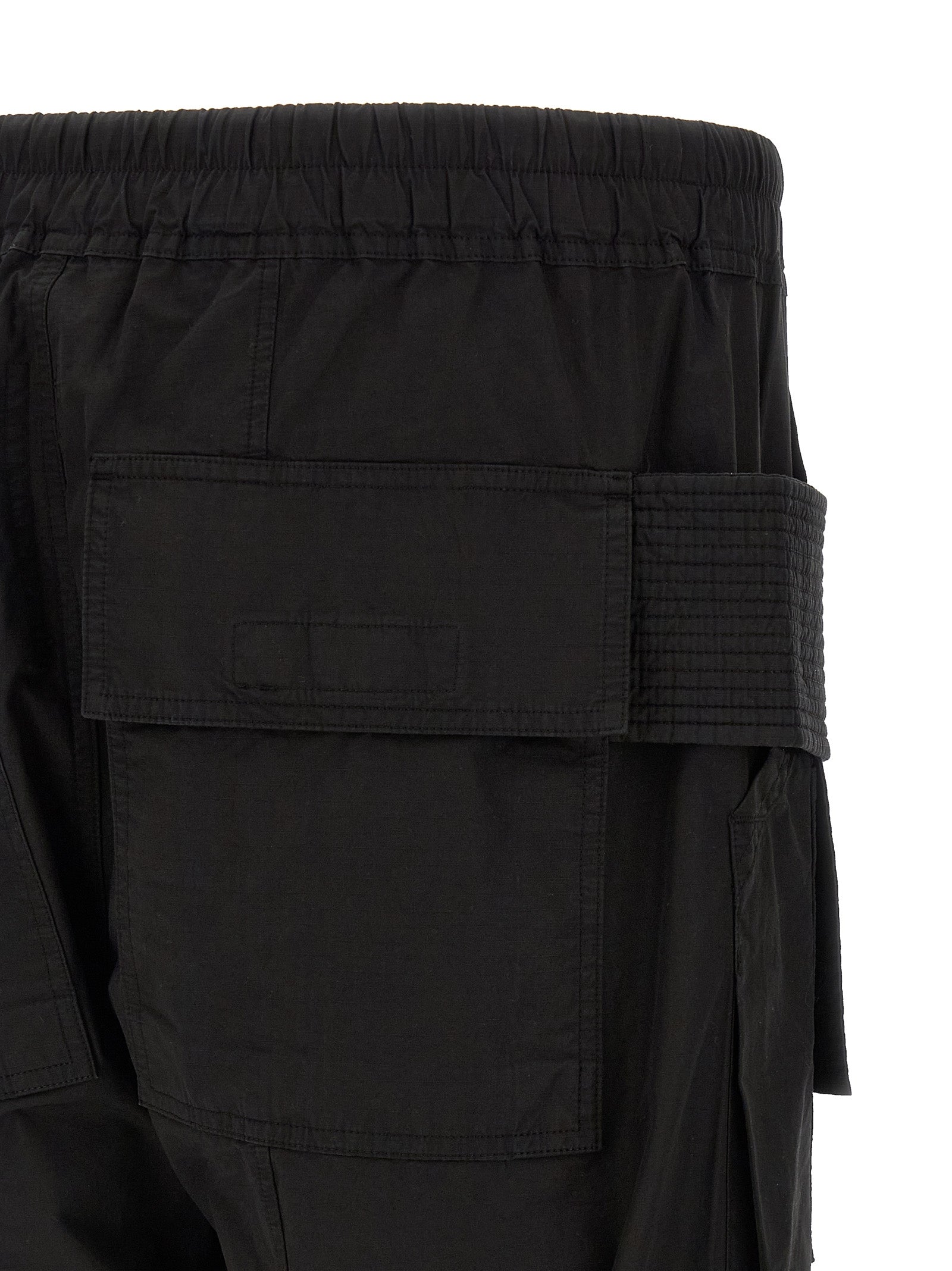 DRKSHDW Black Cotton Cargo Pants