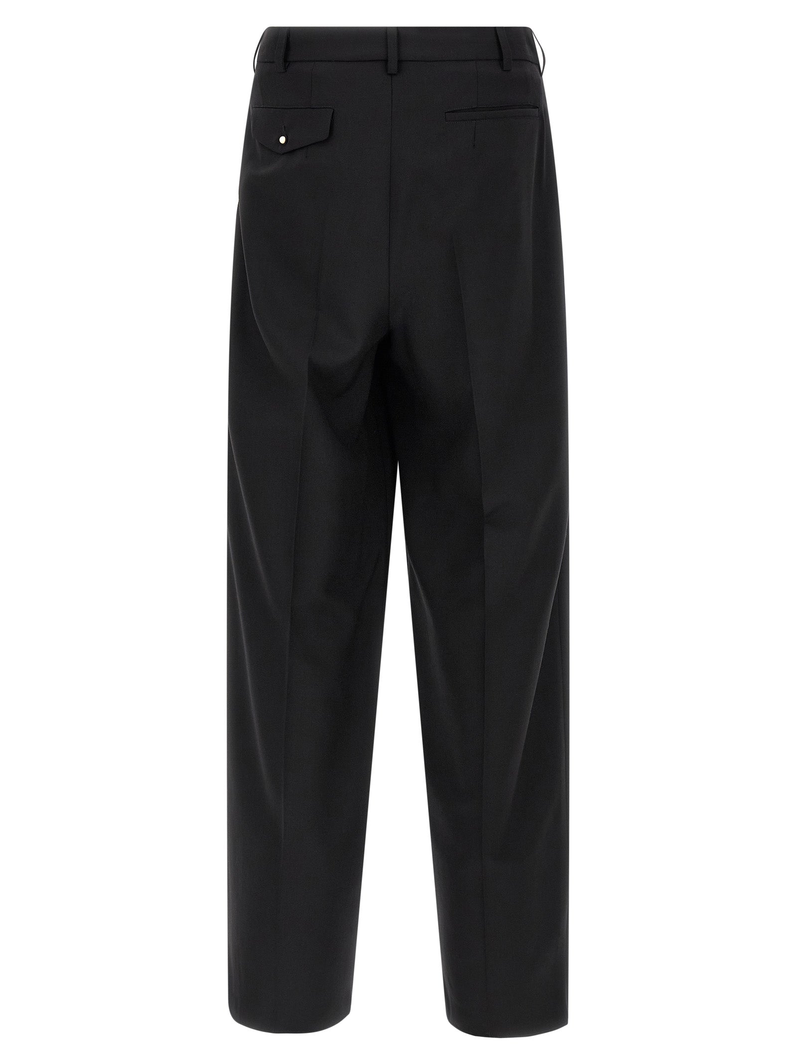 Magliano Black Wool Dress Pants