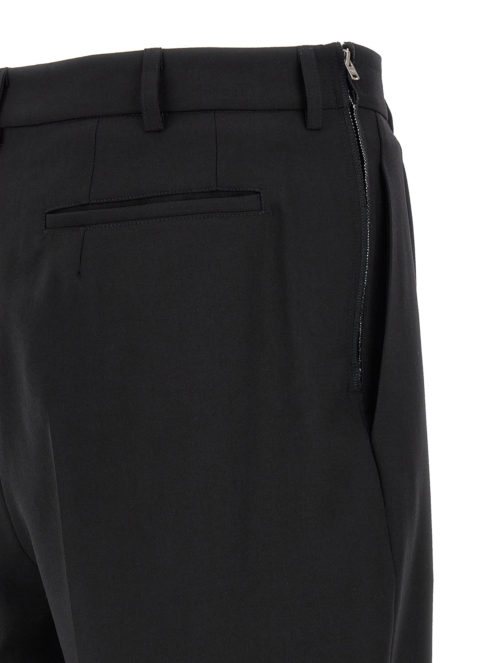 Magliano Black Wool Dress Pants