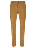 Incotex Brown Cotton Casual Pants