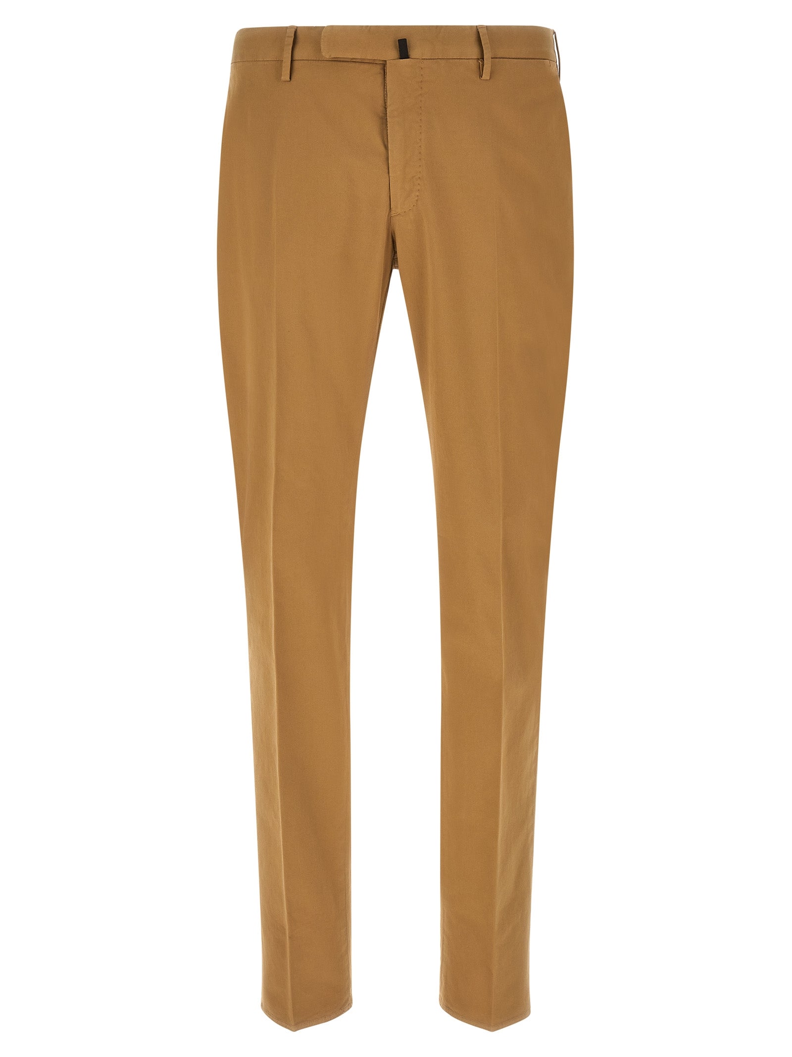 Incotex Brown Cotton Casual Pants