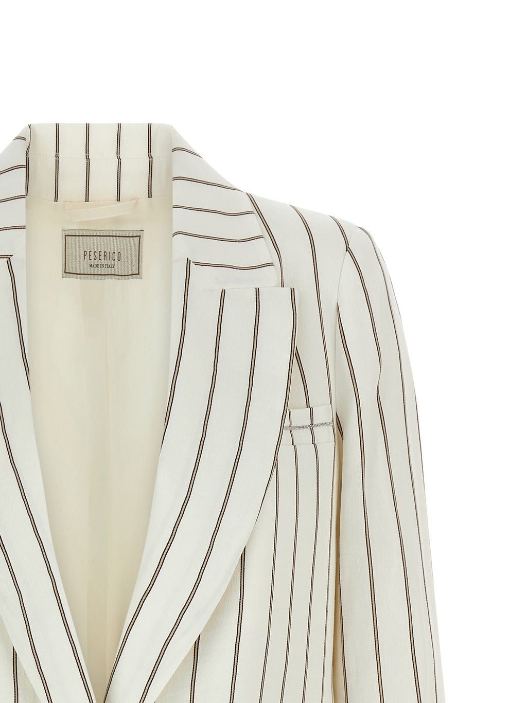Peserico White Linen Blazer