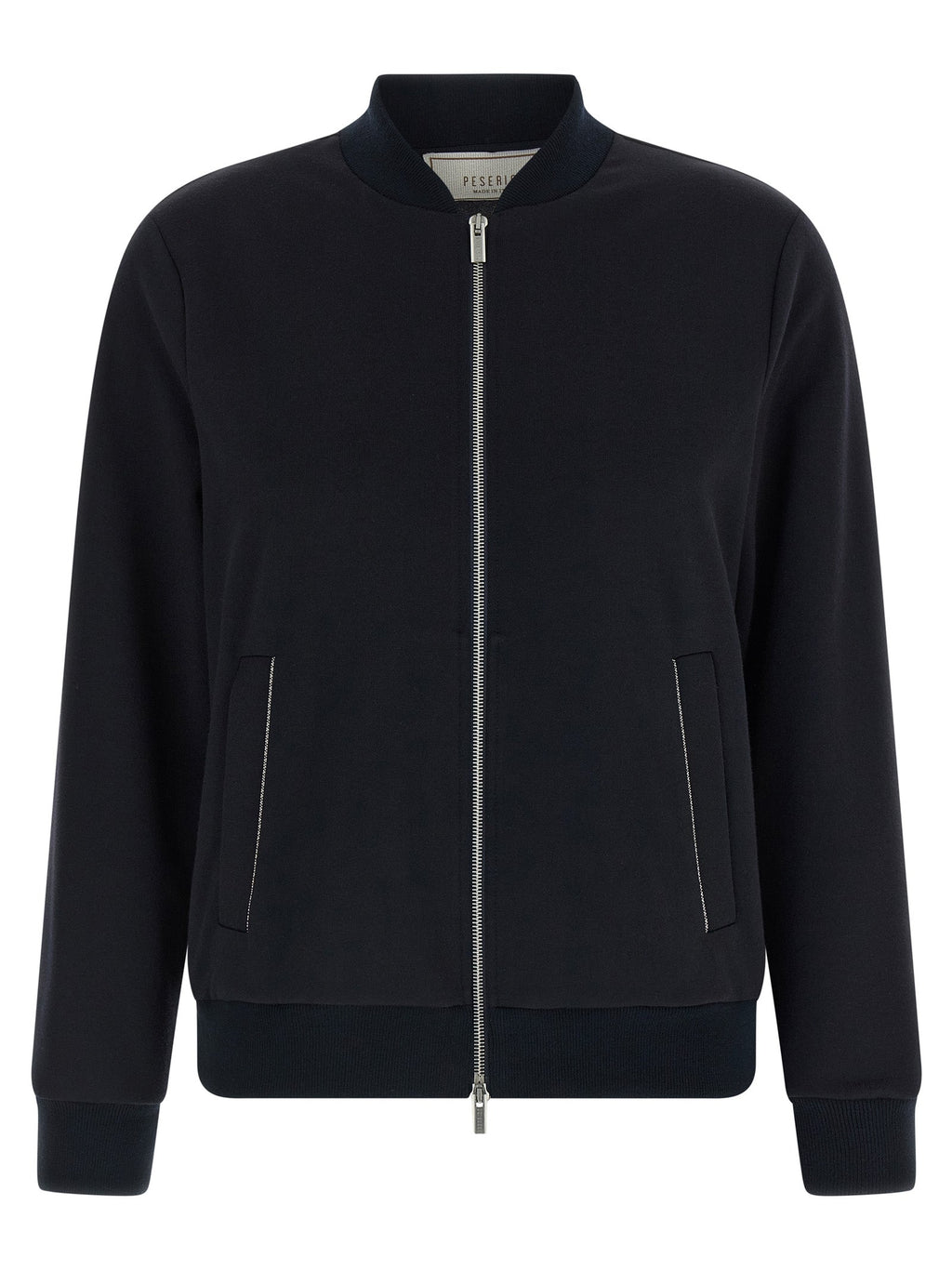 Peserico Blue Cotton Bomber