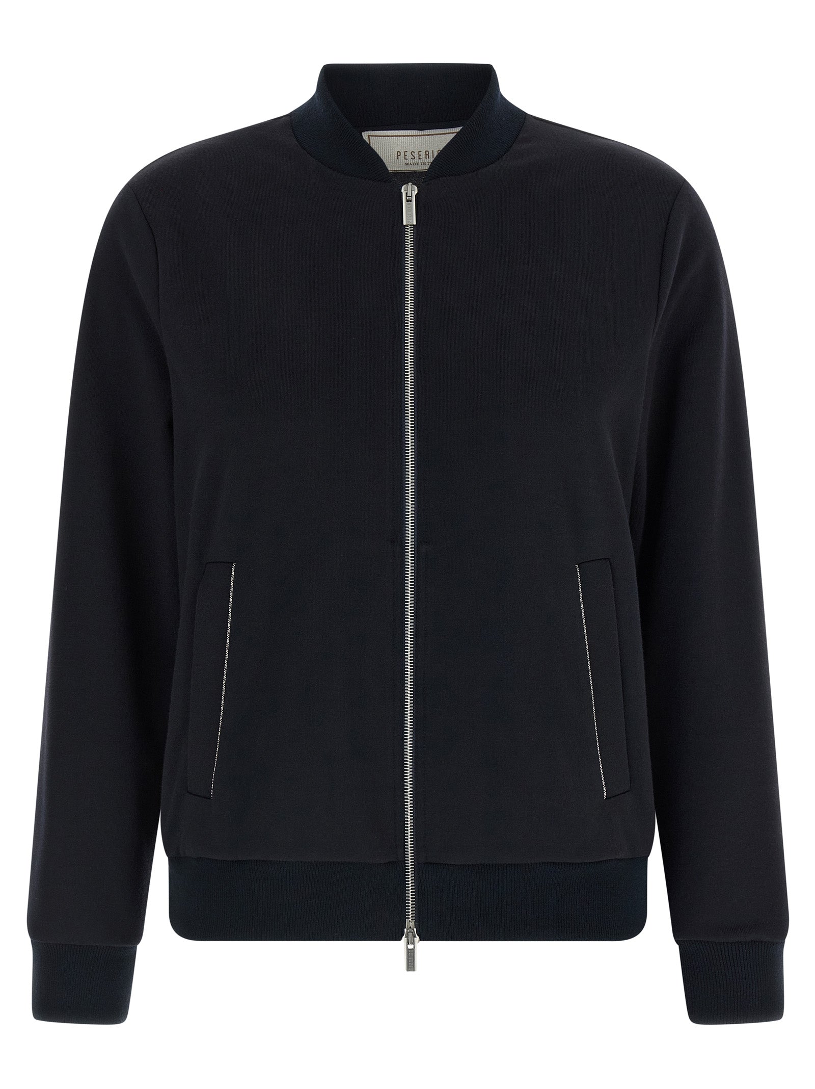 Peserico Blue Cotton Bomber