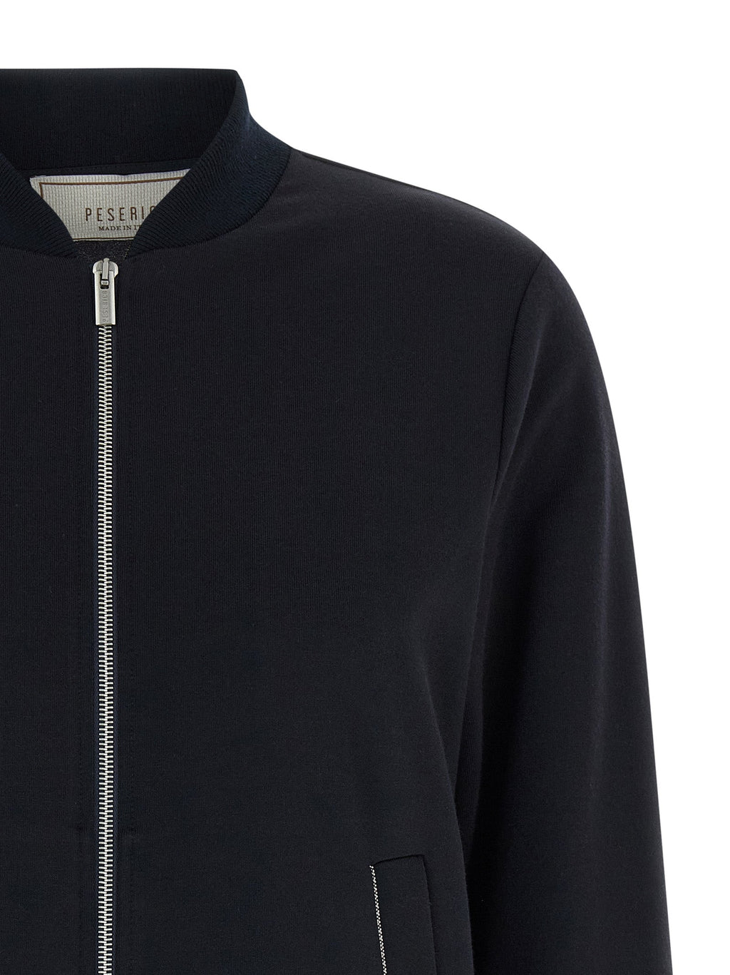 Peserico Blue Cotton Bomber