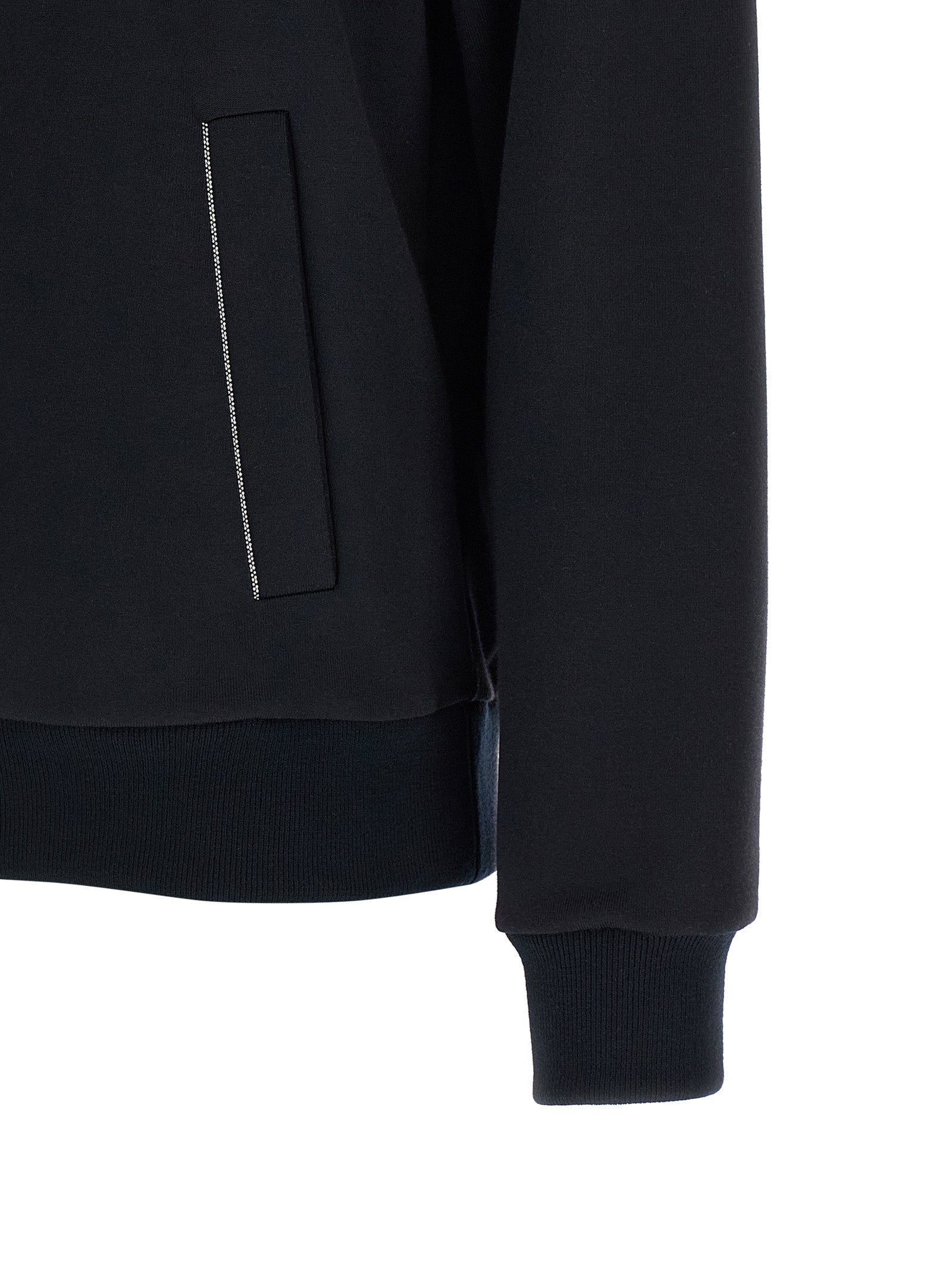 Peserico Blue Cotton Bomber