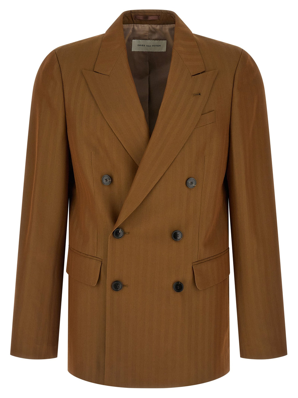 Dries Van Noten Brown Wool Blazer