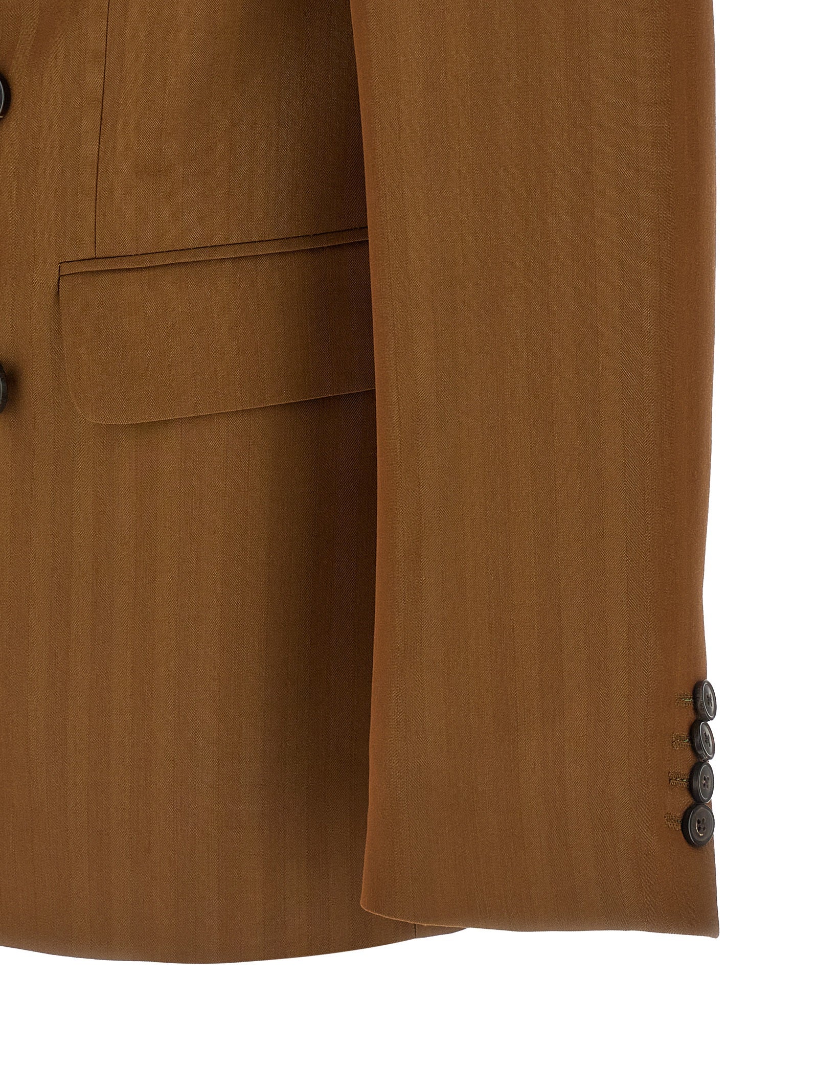 Dries Van Noten Brown Wool Blazer