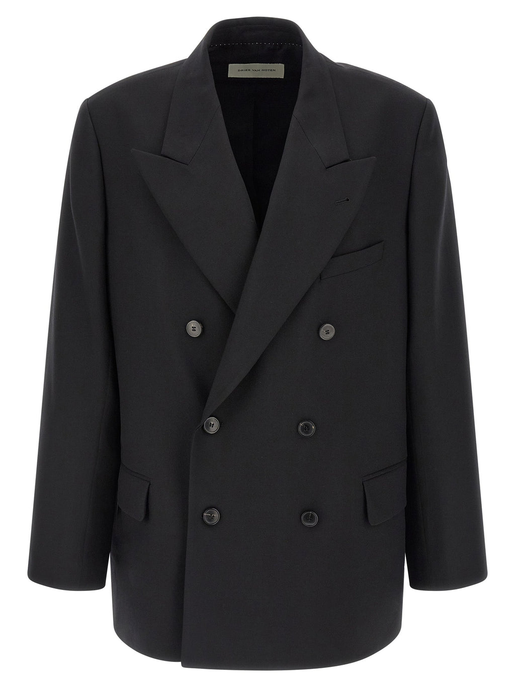 Dries Van Noten Black Wool Blazer
