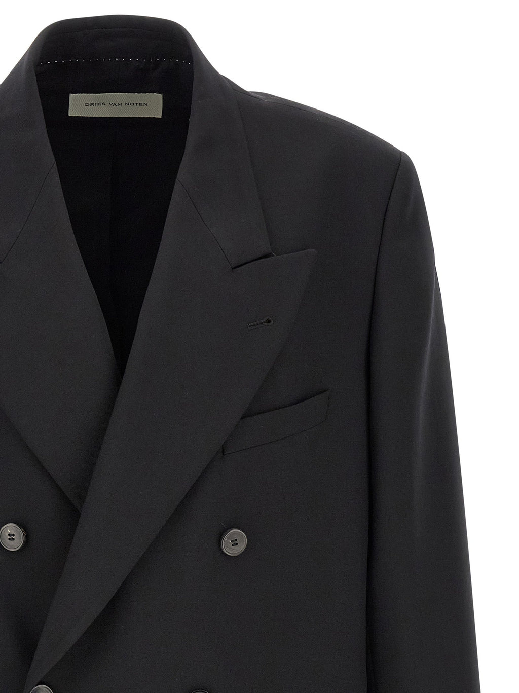 Dries Van Noten Black Wool Blazer