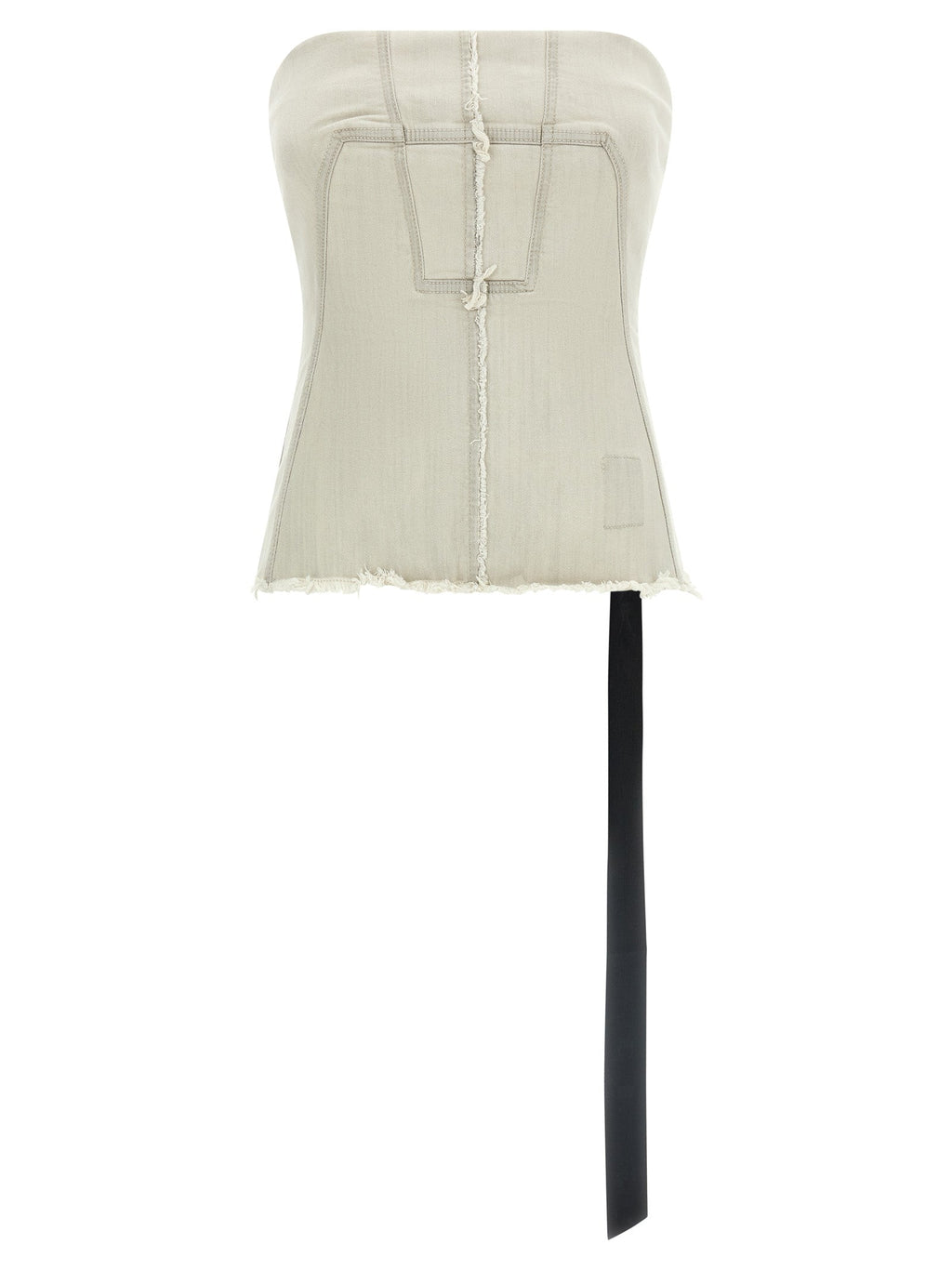 DRKSHDW Gray Cotton Tank Tops