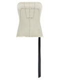 DRKSHDW Gray Cotton Tank Tops