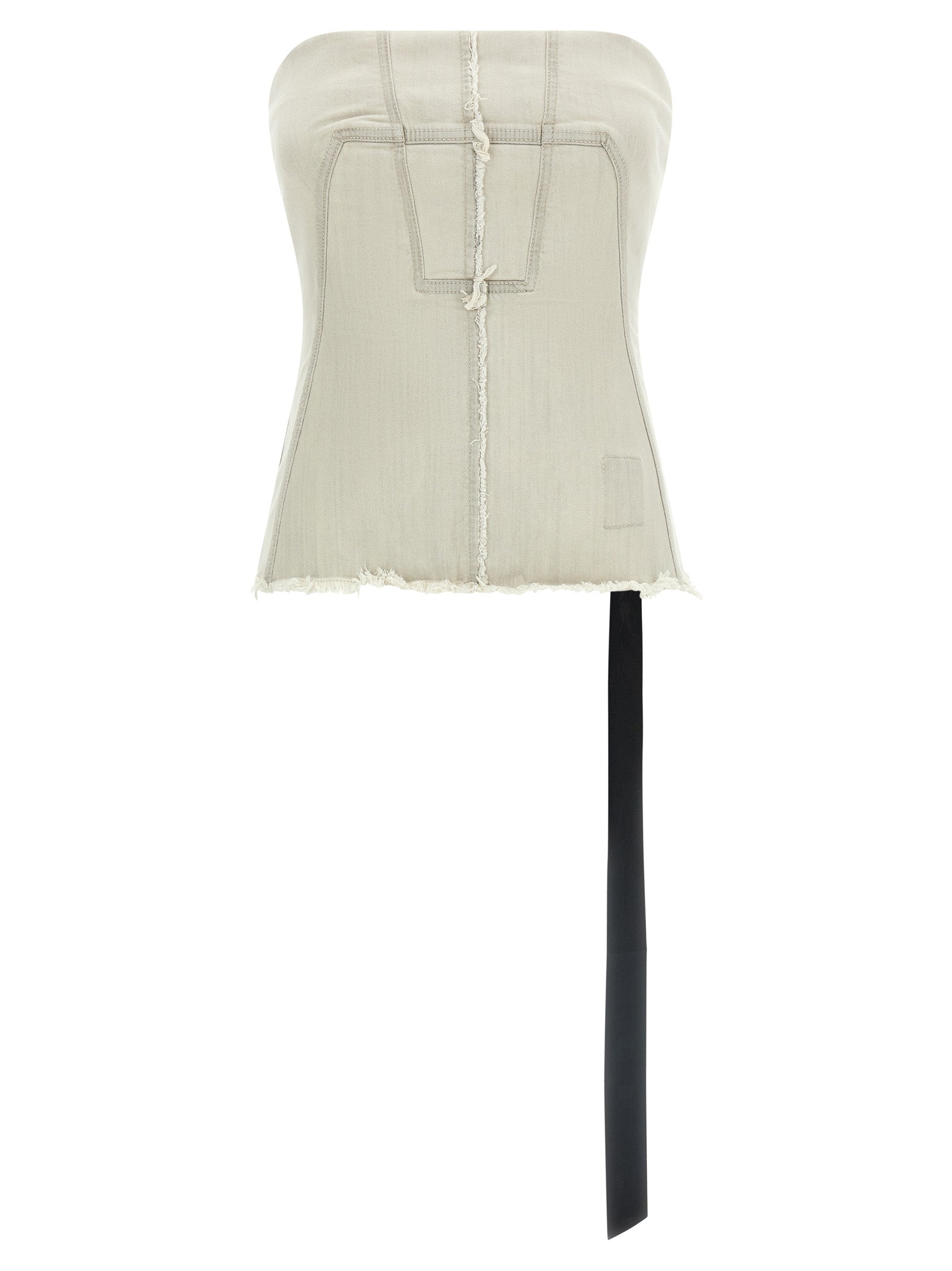 DRKSHDW Gray Cotton Tank Tops