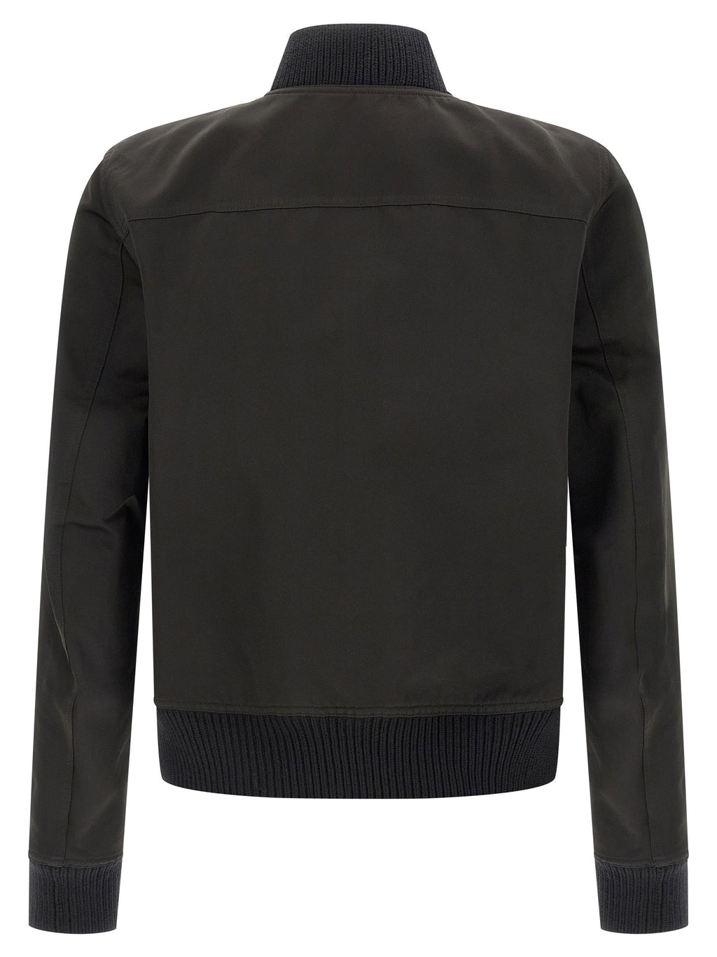 Rick Owens Black Polyester Bomber