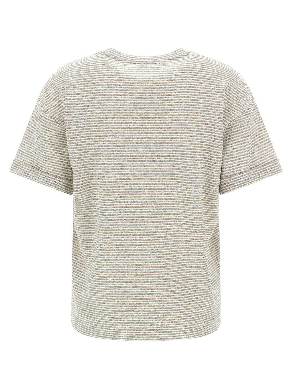 Peserico Beige Linen T-Shirt