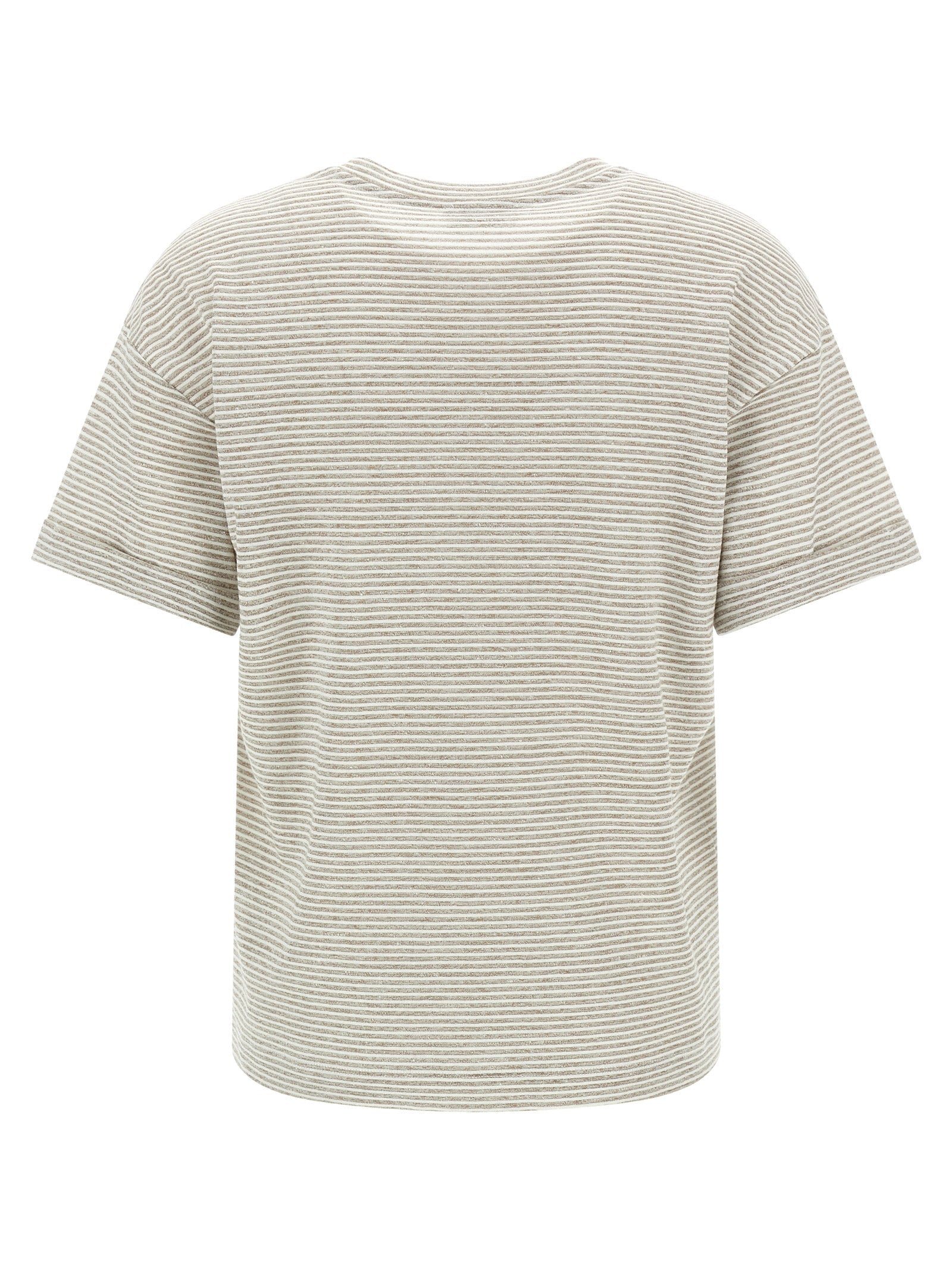 Peserico Beige Linen T-Shirt