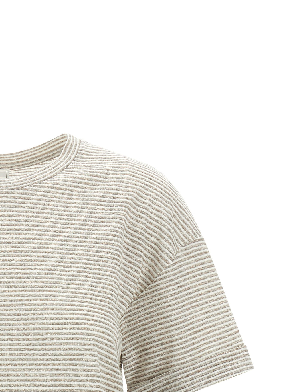 Peserico Beige Linen T-Shirt