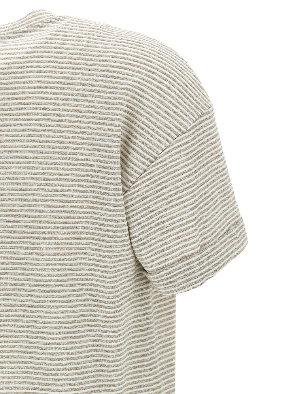 Peserico Beige Linen T-Shirt