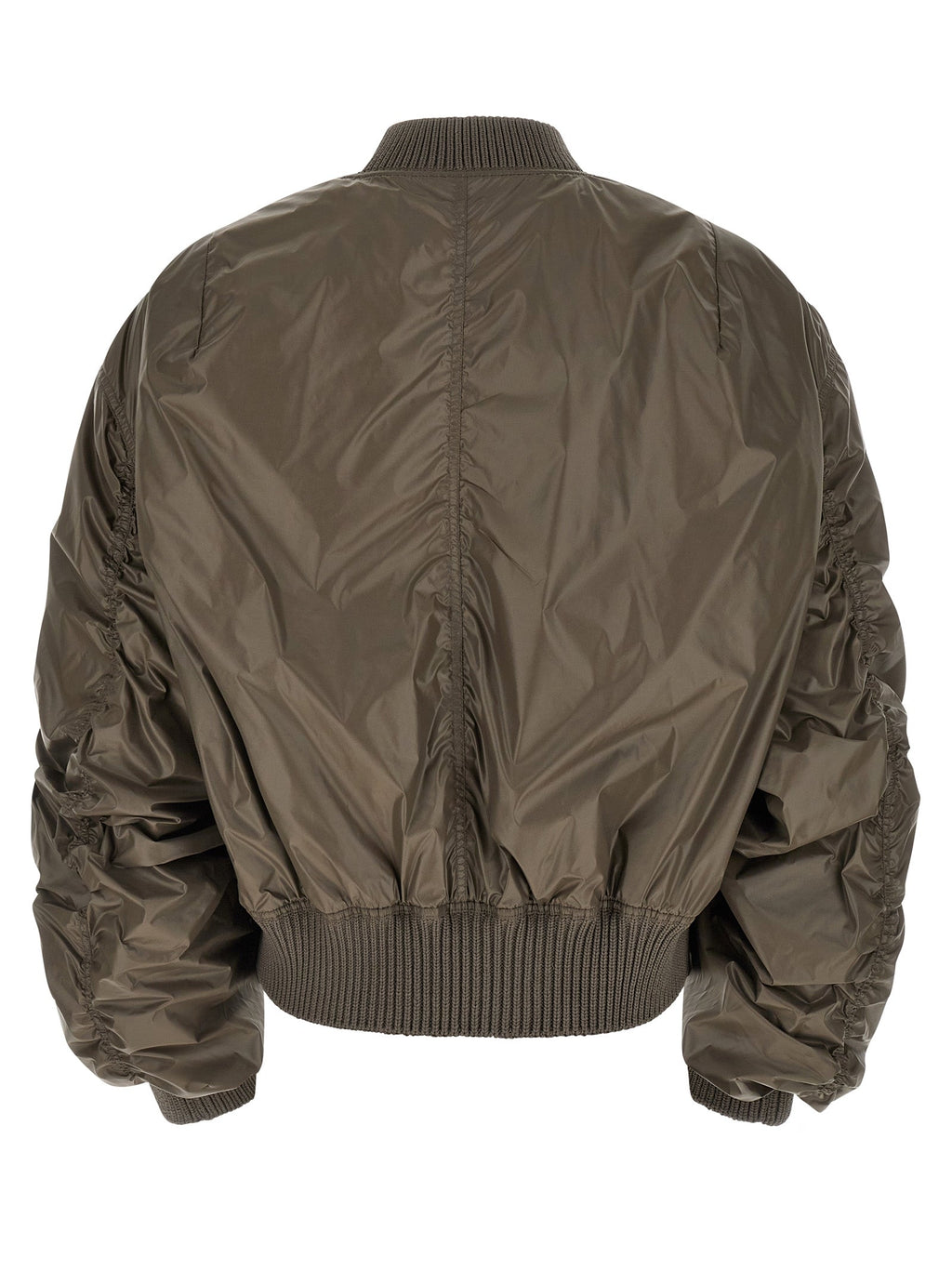 Rick Owens Gray Nylon Bomber