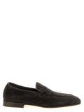 Brunello Cucinelli Brown Calfskin Slip-On Loafers