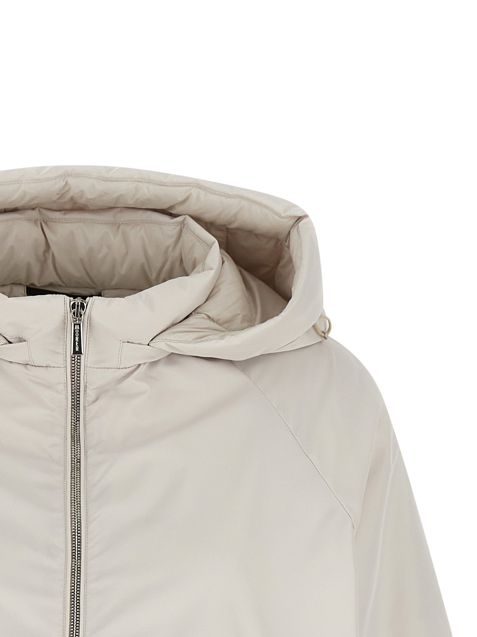 MooRER Beige Polyester Shell Jacket