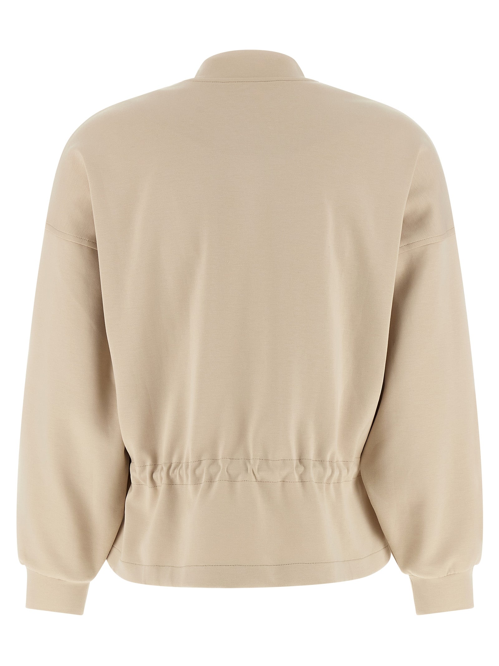 MooRER Beige Cotton Sweatshirt