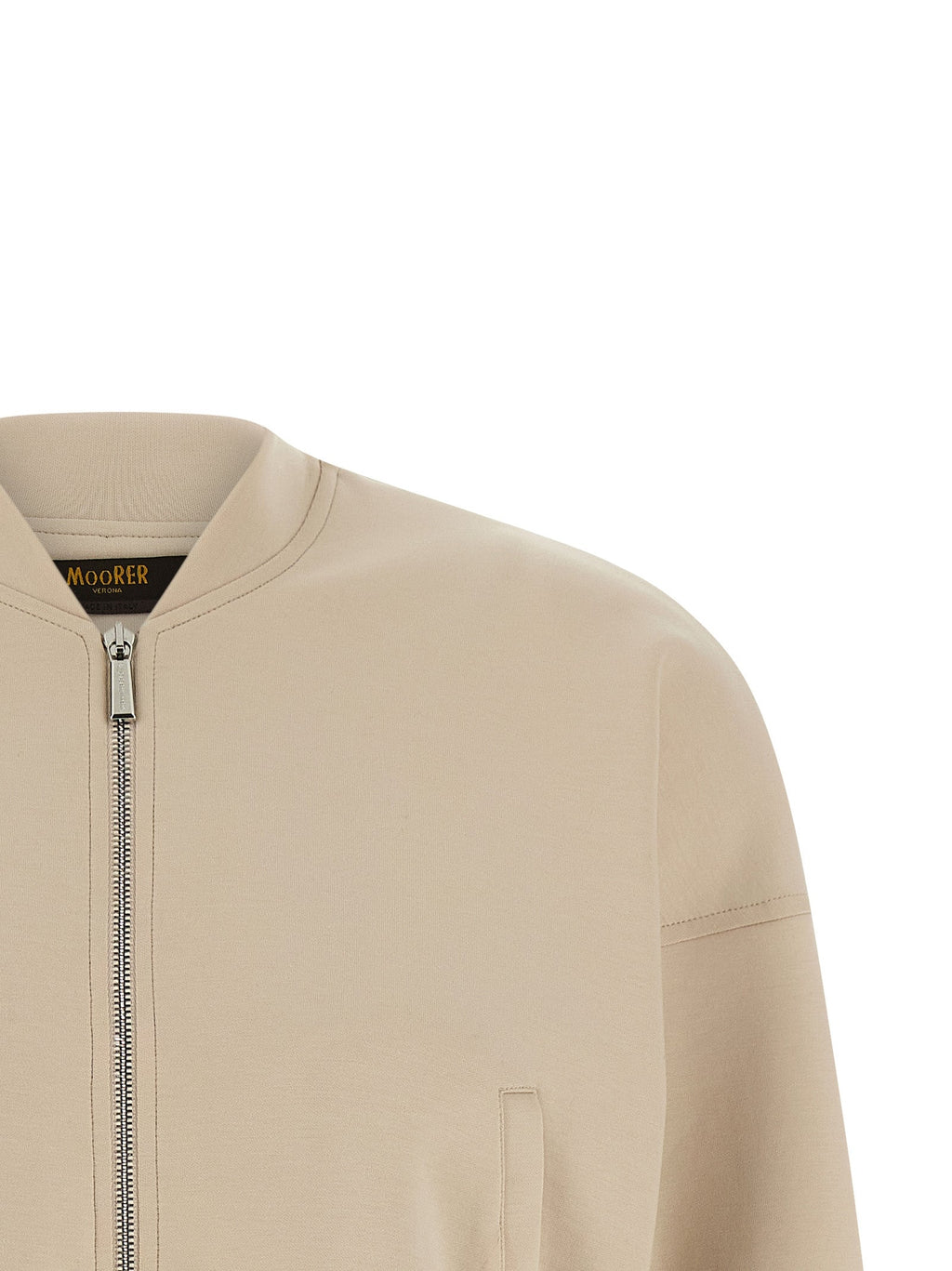 MooRER Beige Cotton Sweatshirt