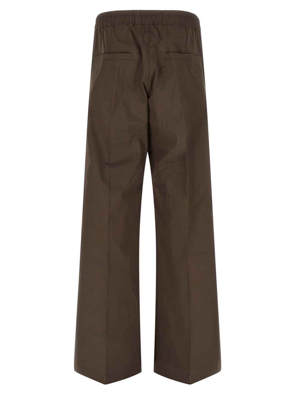 Rick Owens Brown Cotton Cargo Pants