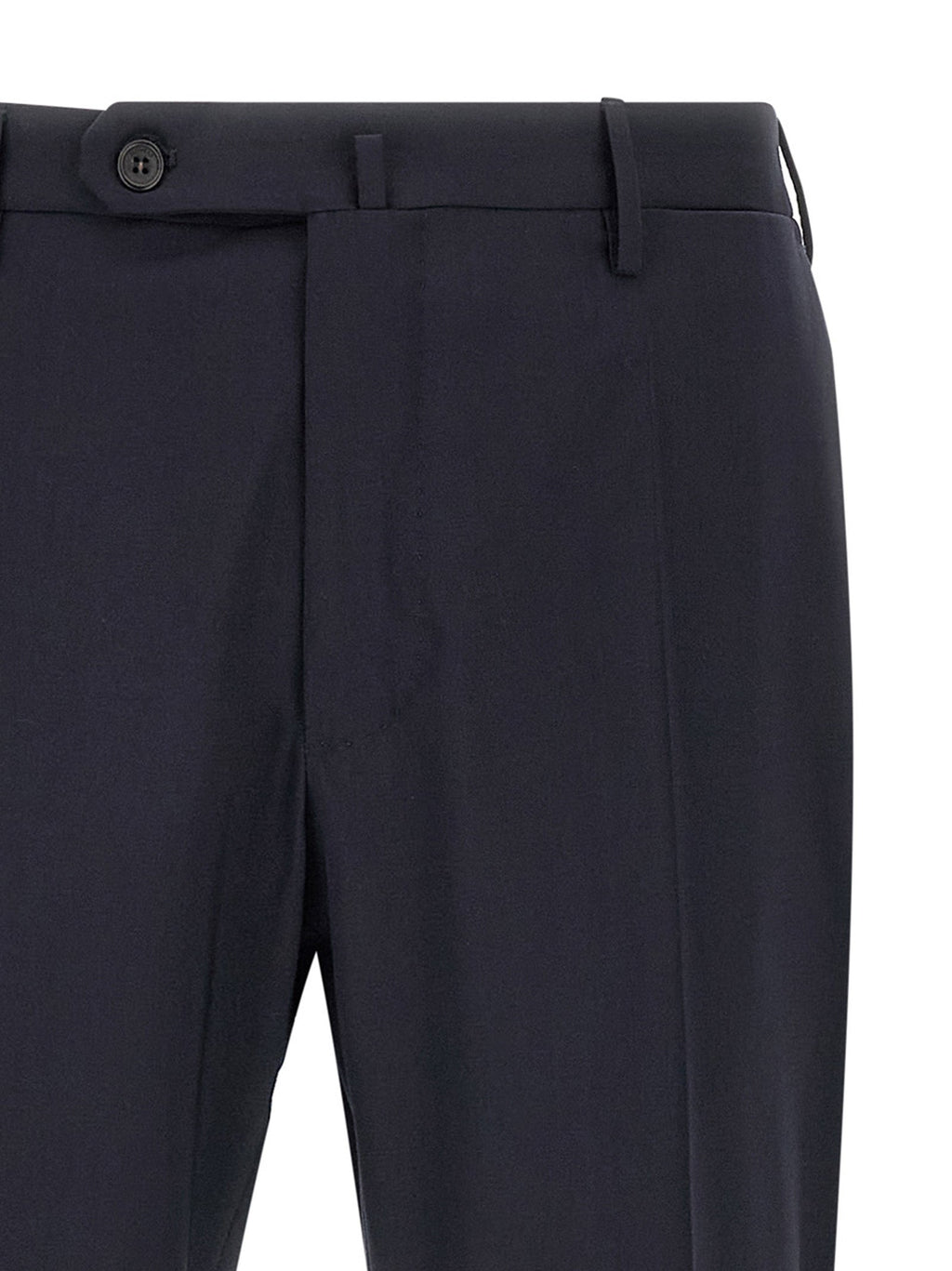 Incotex Blue Virgin Wool Dress Pants