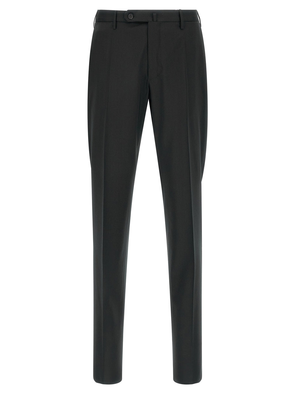 Incotex Black Virgin Wool Dress Pants
