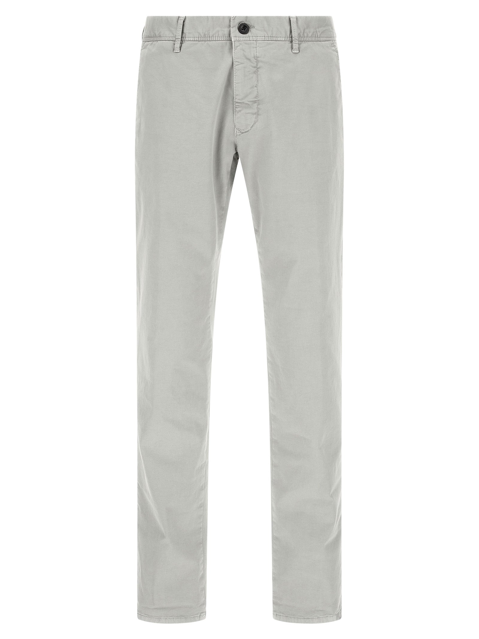 Incotex Gray Cotton Casual Pants