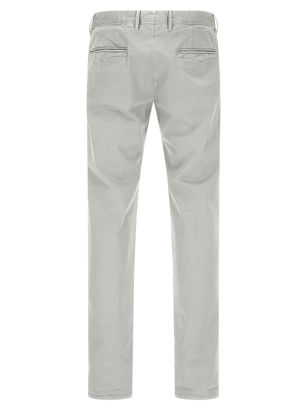 Incotex Gray Cotton Casual Pants
