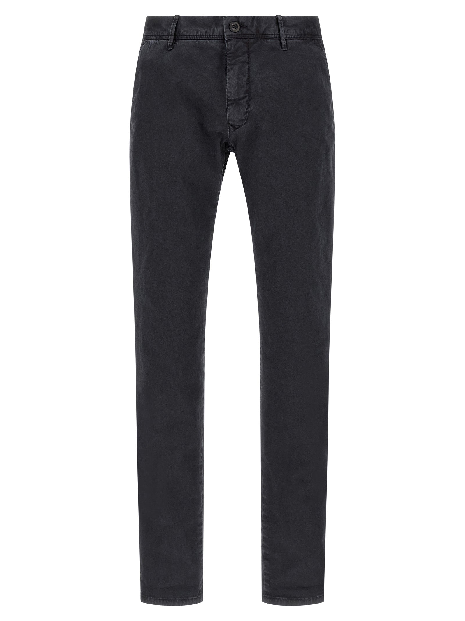 Incotex Blue Cotton Casual Pants