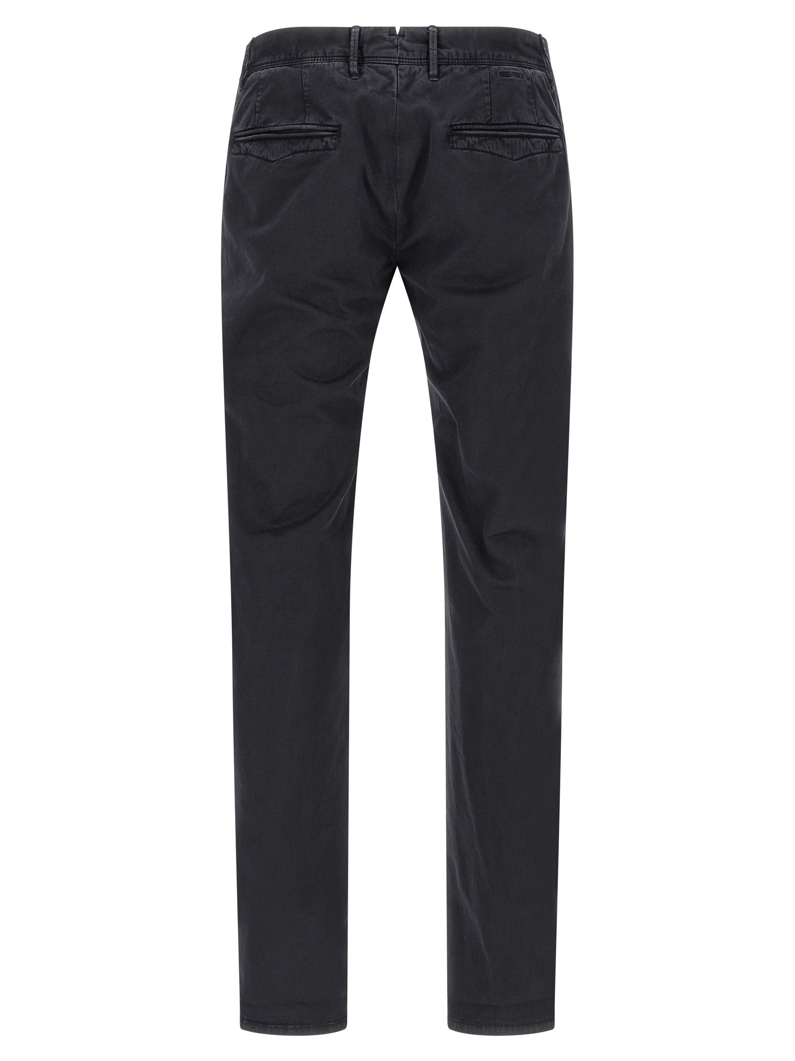 Incotex Blue Cotton Casual Pants